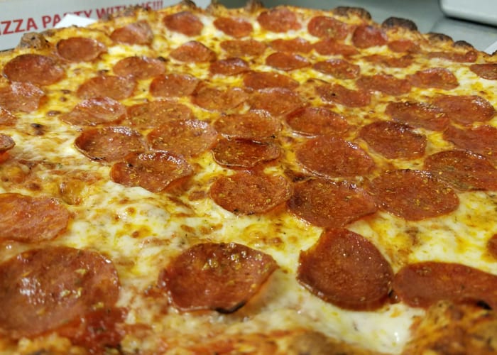 Dabesta Pizza lunch counter interior